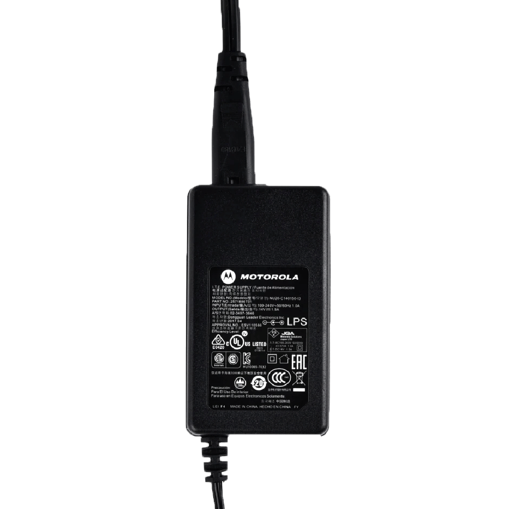 Motorola Accessory EPNN9288 Power Supply is a switch mode power supply used to supply power to many Motorola single unit charger bases.-Radio Depot