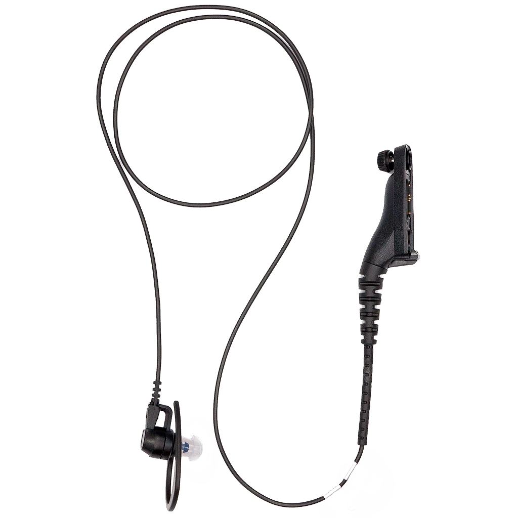 Motorola-Accessory-PMLN6125 Receive Only Surveillance Kit - Black-Receive Only Surveillance Kit, Black (single wire) - FM / UL Approved-Radio Depot