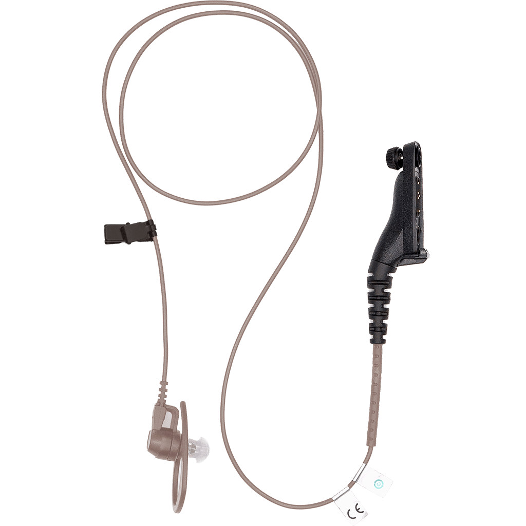 Motorola-Accessory-PMLN6126 Receive Only Surveillance Kit - Beige-Receive Only Surveillance Kit, Beige (single wire) - FM / UL Approved-Radio Depot