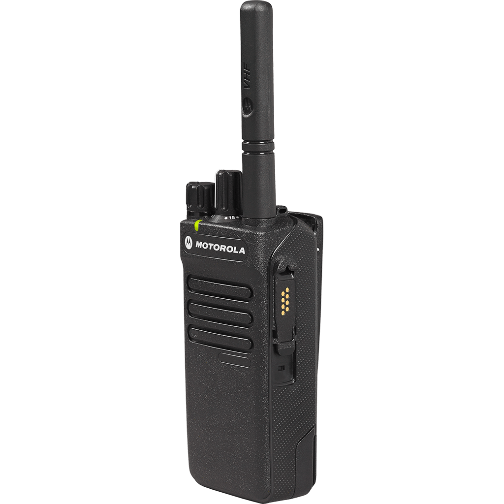 Motorola-Two-Way Radio-XPR3300e - UHF-With this dynamic evolution of MOTOTRBO digital two-way radios, you’re better connected, safer and more efficient. The XPR 3000e Series is designed for the everyday worker who needs effective communications. With systems support and loud, clear audio, these next-generation radios deliver cost-effective connectivity to your organization. Need the VHF version? Click to shop XPR3300e - VHF-Radio Depot