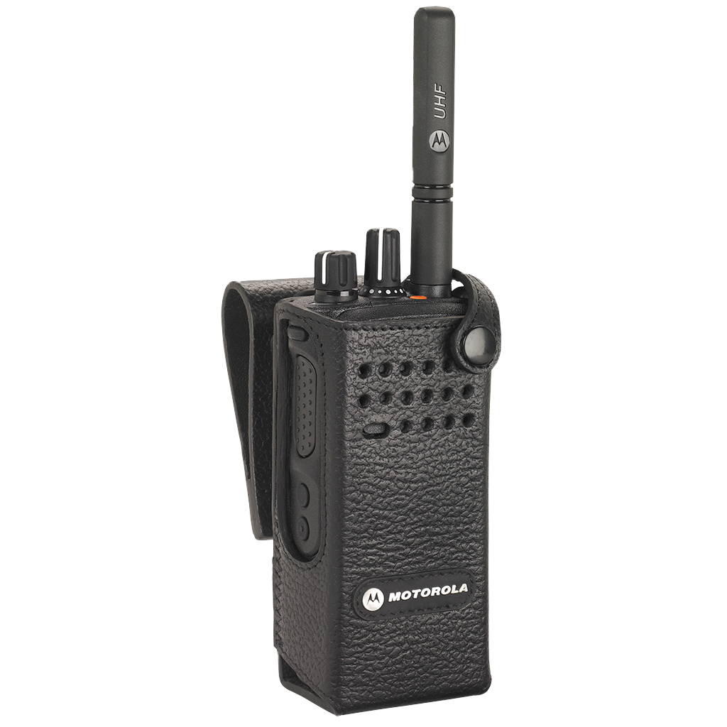 Motorola Accessory PMLN5846 Hard Leather Case with 3” Swivel Belt Loop for for Non-Display Radio (XPR7350)-Radio Depot