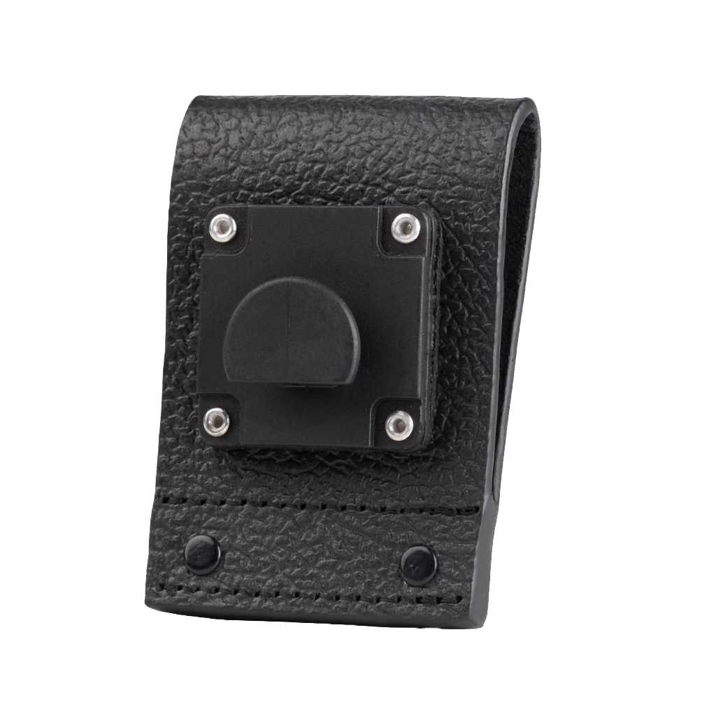 View of swivel belt loop attachment for the Motorola Accessory PMLN5868 Hard Leather Carry Case.-Radio Depot