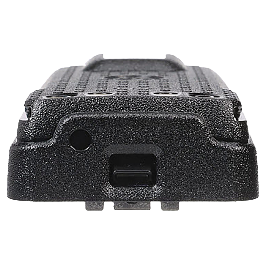 Bottom view of the Motorola-Accessory-PMNN4409 battery designed to work with all XPR3000 and XPR7000 series radios.