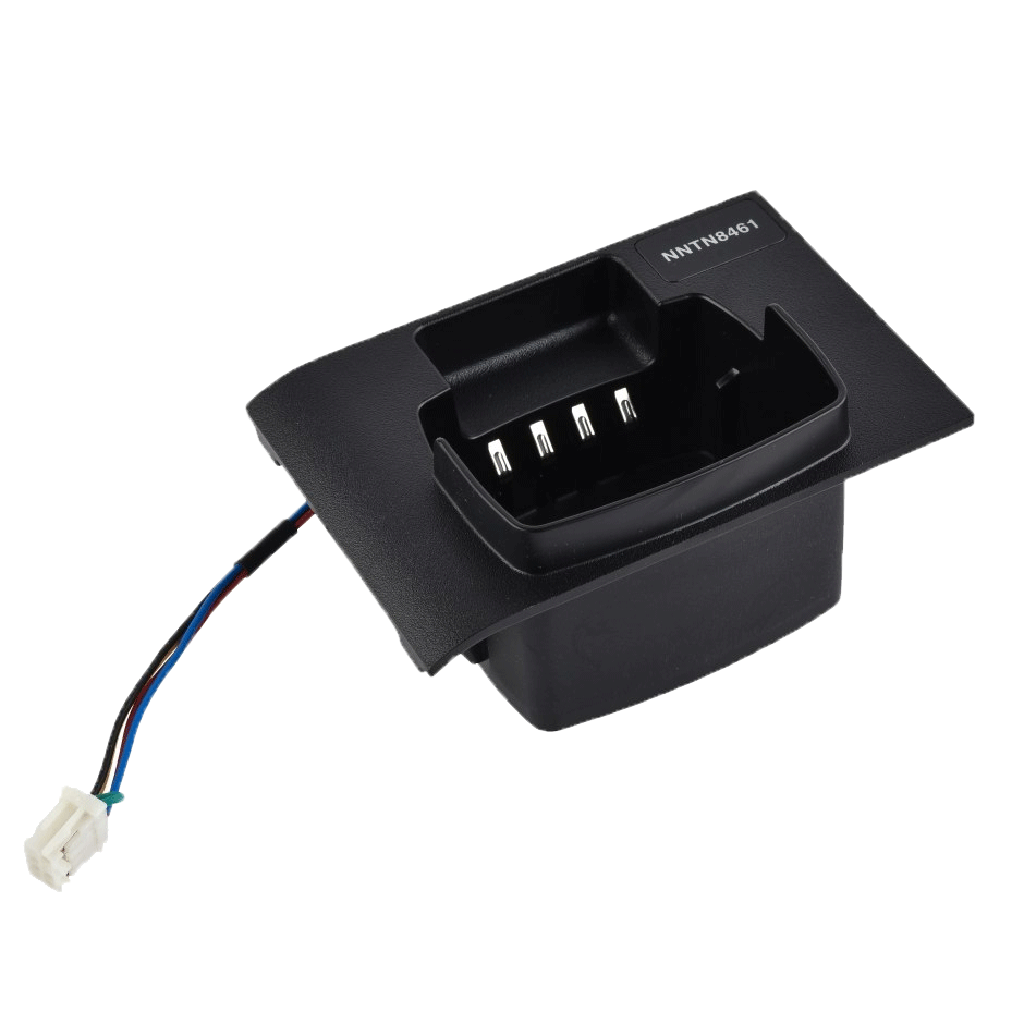 Motorola Accessory NNTN8461 Charger Insert allows a CP185 radio to be inserted into a Motorola Universal Multi-Unit Charger.-Radio Depot
