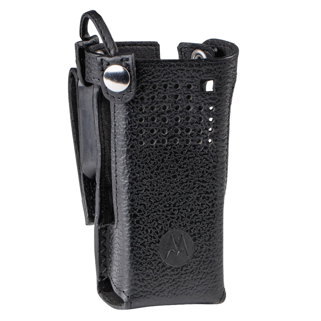Motorola-Accessory-PMLN5875 Carry Case-Motorola PMLN5875 Carry Case, Leather w/2.75 Inch Swivel Belt Loop and D-Rings Fits APX6000XE and APX8000XE Radios.-Radio Depot
