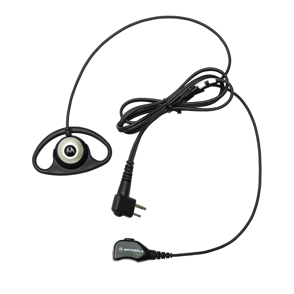 Motorola-Accessory-PMLN6535 Earpiece-Motorola PMLN6535 D-Style Earpiece with Microphone and PTT-Radio Depot