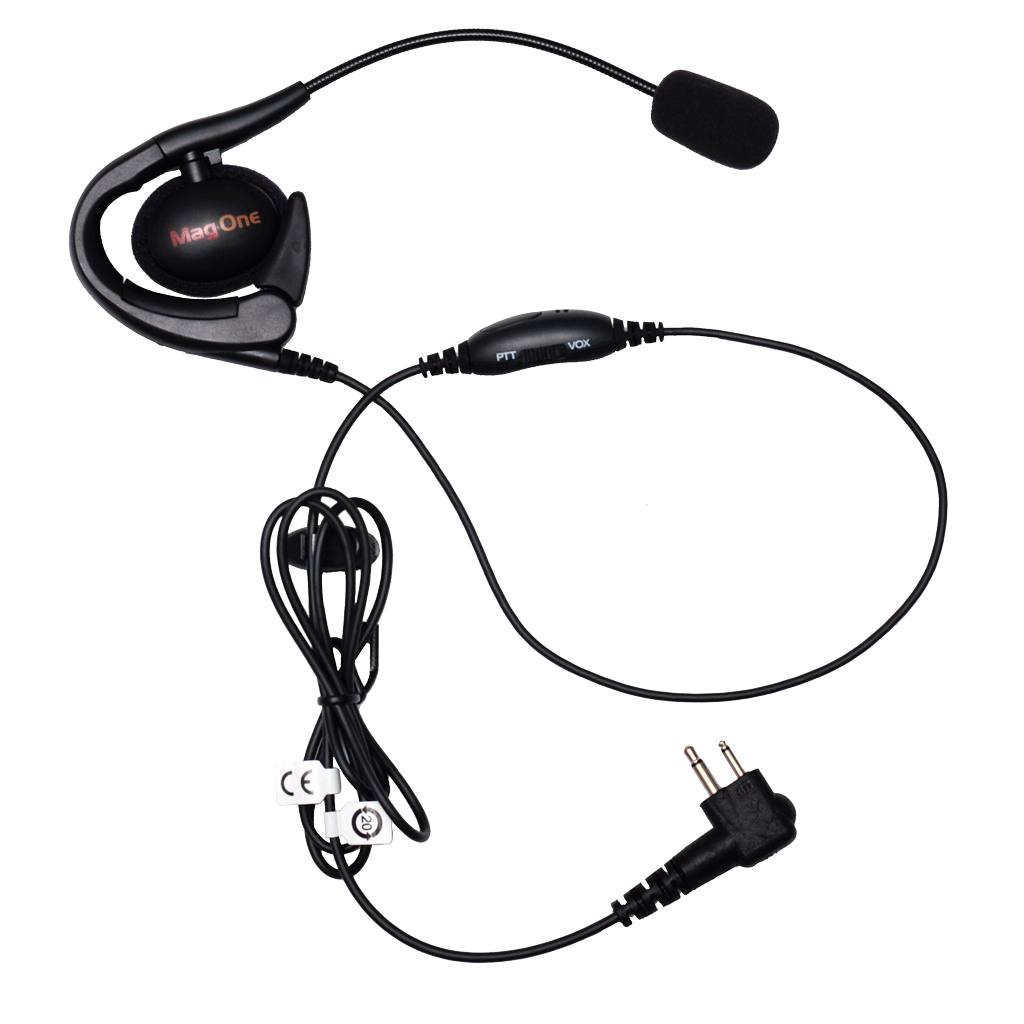 Motorola-Accessory-PMLN6537 Earset-Motorola PMLN6537 Earset with Boom Microphone and In-Line PTT / VOX Switch (Mag One)-Radio Depot