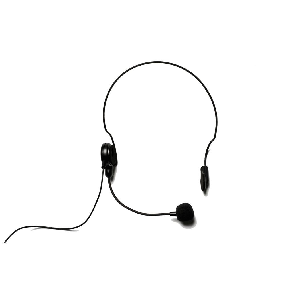 Motorola-Accessory-PMLN6542 Headset-Motorola PMLN6542 Mag One Ultra-Lite Headset, Behind-the-Head, Adjustable w/Boom Microphone & In-Line PTT-Radio Depot