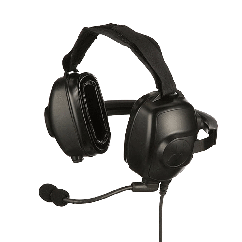 Motorola-Accessory-PMLN6854 Headset-Motorola PMLN6854 Heavy Duty, Dual Muff, Behind-the-Head, Heavy Duty Headset w/VOX Capability and Boom Mic-Radio Depot