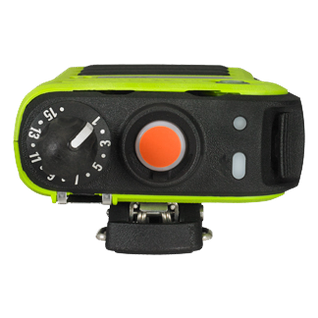 Motorola-Accessory-PMMN4106 Remote Speaker Microphone-APX™ XE500 Remote Speaker Microphones are designed with the user’s extreme environment in mind. It feature an asymmetrical shape to help you find the controls without looking, even while wearing bulky gloves. XE500 High Impact Green with Channel Knob and Xtreme Temperature Cable. Fits APX6000, APX6000XE, APX7000, APX7000XE, APX8000 and APX8000XE Radios.-Radio Depot