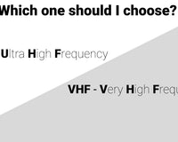 UHF vs VHF - Learn about radio frequencies