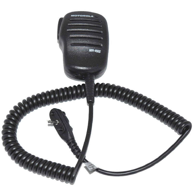 Motorola-Accessory-AAF53X501 Speaker Microphone-Motorola AAF53X501 Speaker Microphone, MH-450S, Medium Duty with Lapel Clip and 3.5mm Ear Phone Jack-Radio Depot