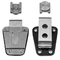 Icom-Accessory-ICOM AW STUD/SWIVEL KIT-ICOM AW STUD/SWIVEL KIT, Metal stud that slides on like a belt clip and which is attached to a strong metal swivel belt clip-Radio Depot