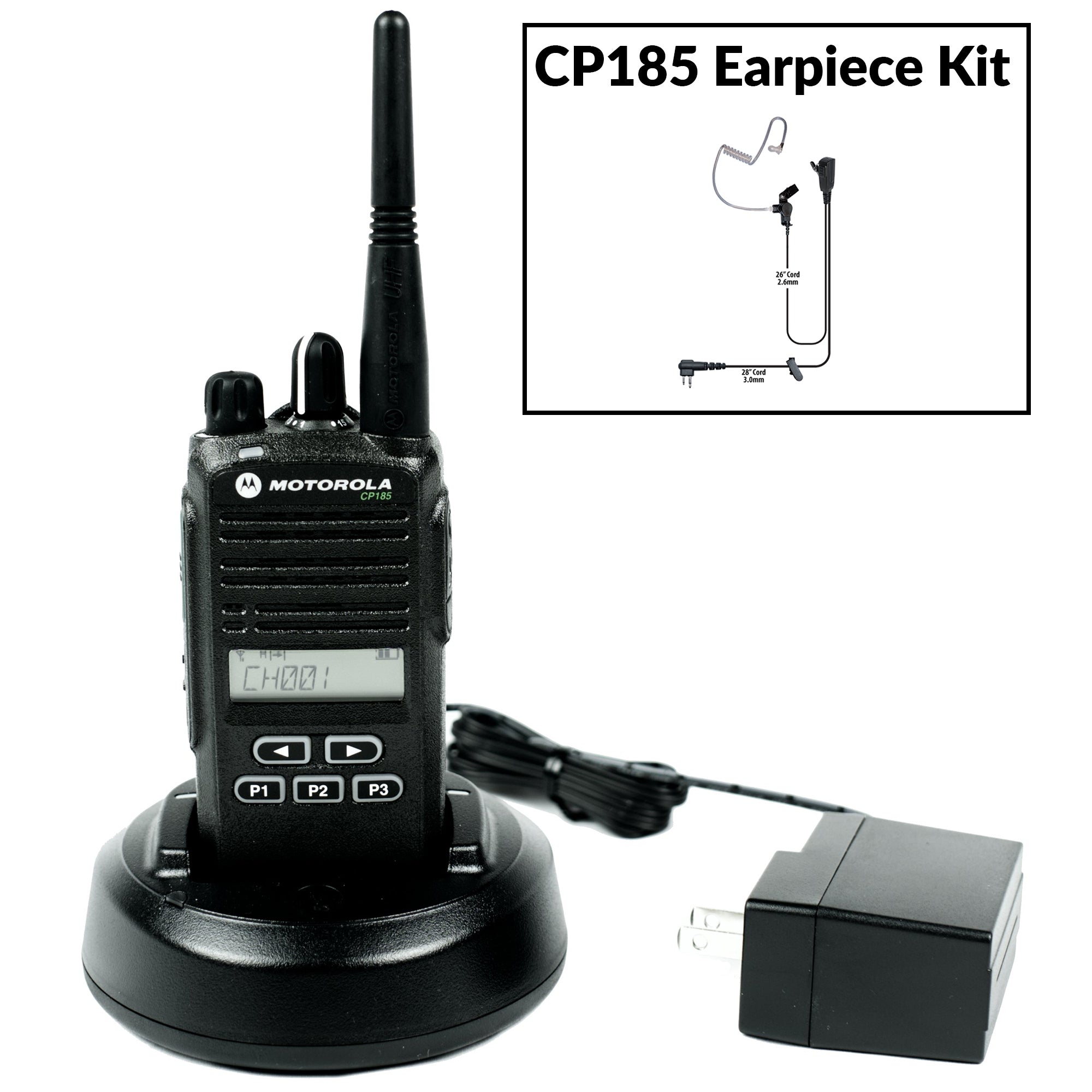 Motorola CP185 | Analog (UHF/VHF) portable radio