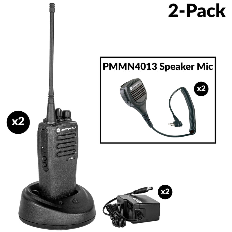 CP200D two radio bundle with PMMN4013 mic
