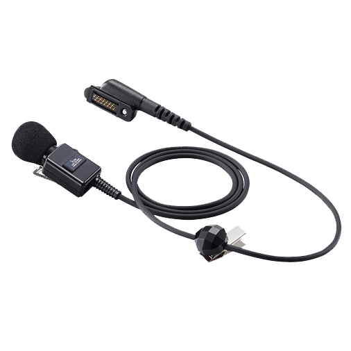 Icom-Accessory-ICOM HM163MC Lapel Microphone-ICOM HM163MC Lapel Microphone with 2.5mm Earphone Jack-Radio Depot