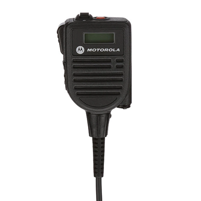 Motorola-Accessory-HMN4103 Remote Speaker Microphone-IMPRES Display RSM with Audio Jack, Volume Control, 2 Programmable Buttons, Orange Emergency Button, Windporting, Rugged, Submersible (IP68) Fits APX900, APX3000, APX4000, APX6000, APX6000XE, APX7000, APX7000XE, APX8000, APX8000XE and SRX2200 Radios.-Radio Depot
