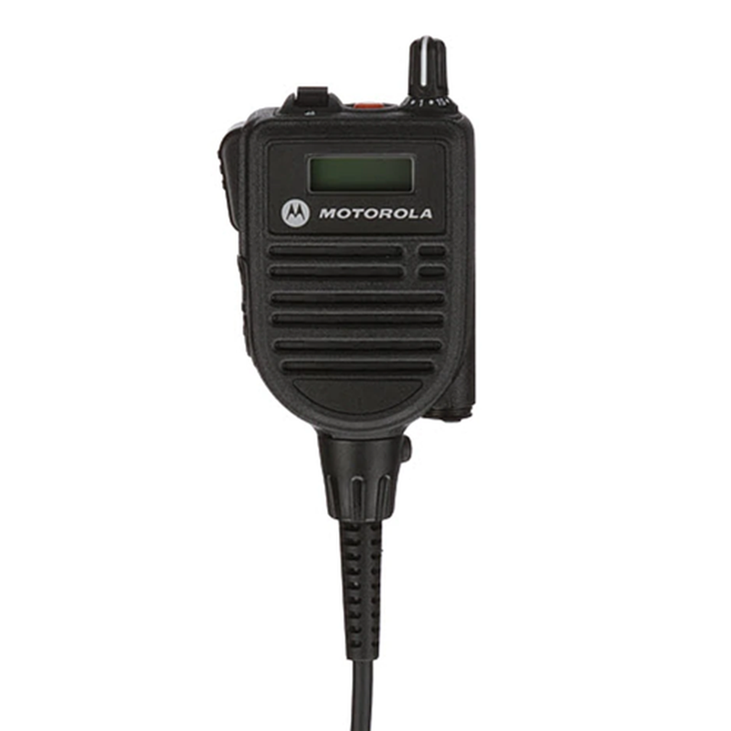 Motorola-Accessory-HMN4104 Remote Speaker Microphone-IMPRES Display RSM with Audio Jack, Channel Selector, Volume Control, 2 Programmable Buttons, Orange Emergency Button, Windporting, Rugged, Submersible (IP68) Fits APX900, APX3000, APX4000, APX6000, APX6000XE, APX7000, APX7000XE, APX8000, APX8000XE and SRX2200 Radios.-Radio Depot