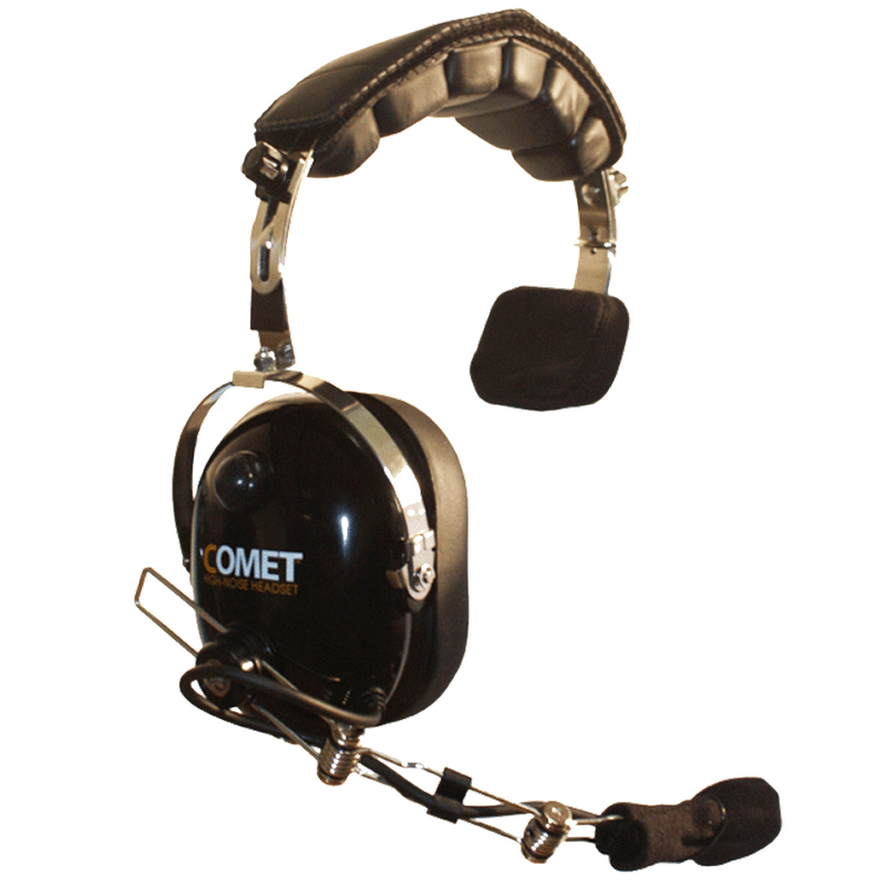 Klein Electronics-Accessory-Comet Headset-Klein Electronics Comet Headset Available in Black Single Muff, Over-the-Head design, Noise Canceling Mechanical Boom Microphone, Earshell PTTNote: Requires a K-Cord Radio Cord for Proper Operation-Radio Depot
