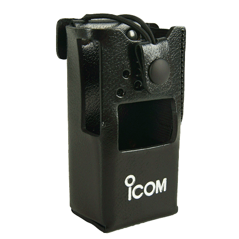 Icom-Accessory-ICOM LCF3021S SWIVEL Carry Case-ICOM LCF3021S SWIVEL Carry Case, Leather with a swivel and cutout for the display.-Radio Depot