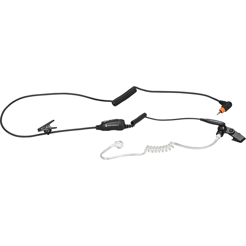 Motorola-Accessory-PMLN7158 1-Wire Surveillance Kit-This enhanced design provides an easy to access microphone and push-to-talk in a single wire. Designed for SL Series Radios.-Radio Depot