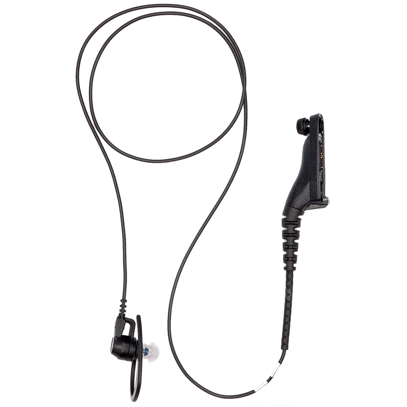 Motorola-Accessory-PMLN6125 Receive Only Surveillance Kit - Black-Receive Only Surveillance Kit, Black (single wire) - FM / UL Approved-Radio Depot