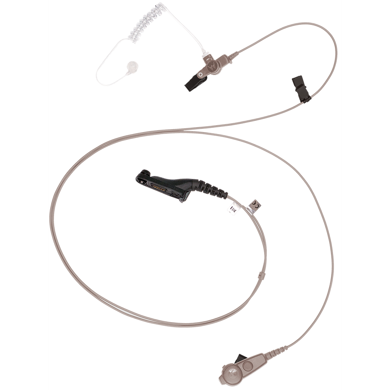 Motorola-Accessory-PMLN6130 IMPRES 2-Wire Kit - Beige-IMPRES 2 Wire Surveillance Kit w/ Translucent tube - Beige - FM / UL Approved-Radio Depot