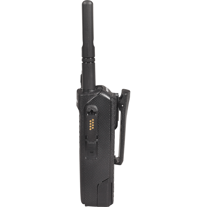 Motorola-Two-Way Radio-XPR3300e - UHF-With this dynamic evolution of MOTOTRBO digital two-way radios, you’re better connected, safer and more efficient. The XPR 3000e Series is designed for the everyday worker who needs effective communications. With systems support and loud, clear audio, these next-generation radios deliver cost-effective connectivity to your organization. Need the VHF version? Click to shop XPR3300e - VHF-Radio Depot