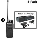 CP200D six radio bundle with 6 bank charger