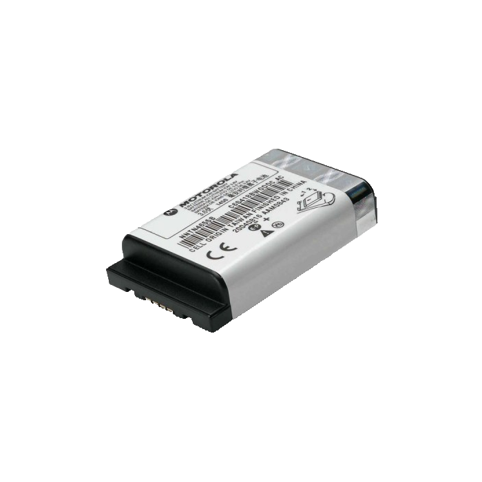 Back view of the Motorola-Accessory-53964 1500 mAh Lithium-ion (Li-ion) Battery. Motorola Battery for DTR400, DTR500 and DTR600 Series Radios-Radio Depot