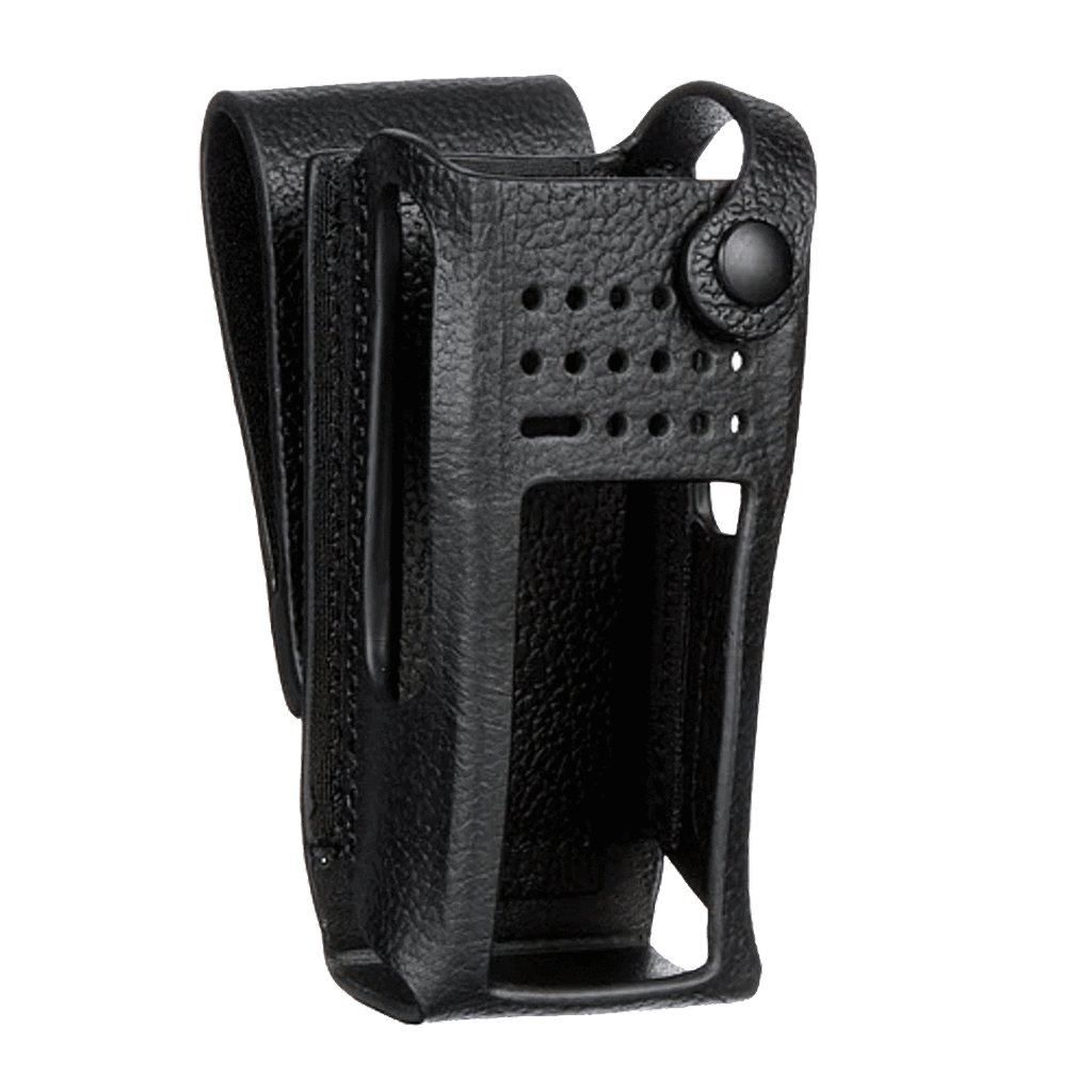 Motorola Accessory PMLN5840 Hard Leather Case with 3” Swivel Belt Loop for Display Radio (XPR7550)-Radio Depot