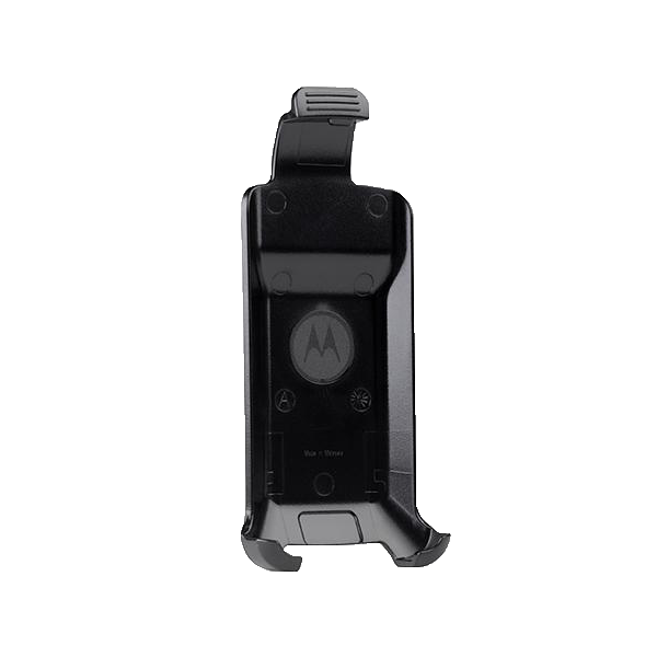 Motorola PMLN5956 Holster. This holster includes a swivel clip, and is compatible with SL7000 series radios.-Radio Depot