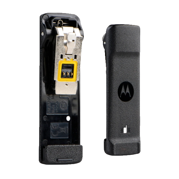 Motorola Accessory PMLN7296 Silent Alert Vibrating Belt Clip, used with PMNN4488 battery-Radio Depot