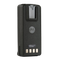 Back view of the Motorola-Accessory-PMNN4080 Li-ion, 2150 mAh High Capacity 7.4V Battery for CP185 Series Radios.