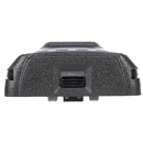 Bottom view of the Motorola-Accessory-PMNN4476 Li-ion, 1750T Battery for CP185 Series Radios.-Radio Depot