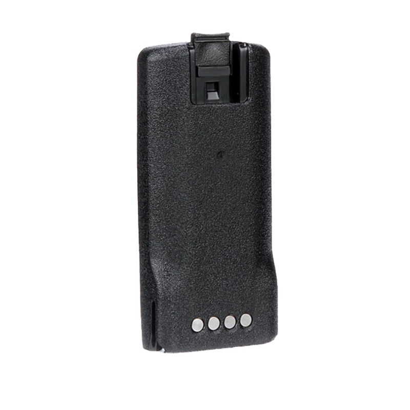 Back view of the Motorola-Accessory-RLN6308 Battery. This is an ultra high capacity Li-ion battery for RDX and CP110 Series Radios including the RDV and RDU Series-Radio Depot