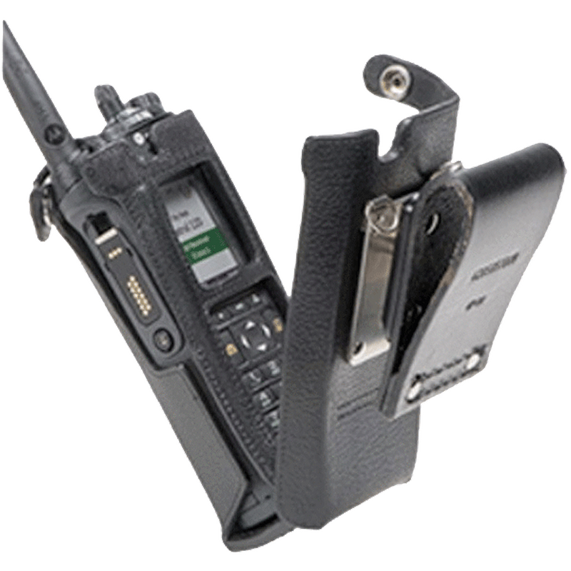 Holster Leather Zero9 Portable Radio Case Holster APX Next Molle