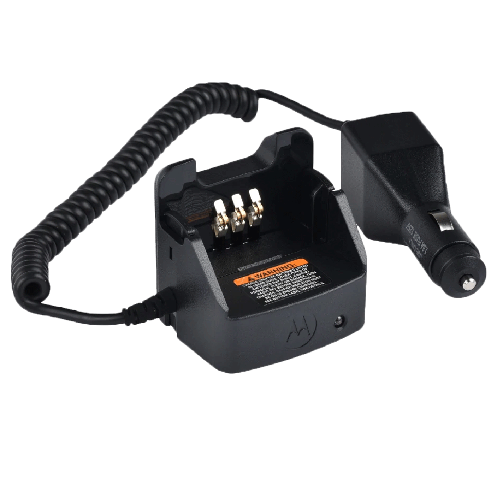 Motorola Accessory PMLN7089 Vehicle Charger - This charger supports CP150, CP200, CP200d and PR400 batteries.-Radio Depot