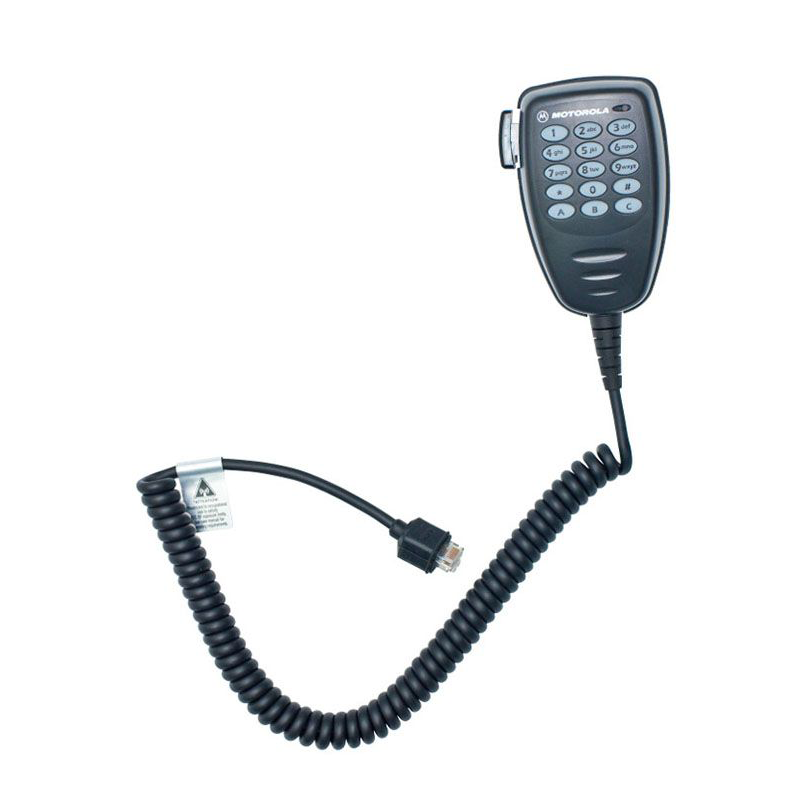 Motorola PMMN4089 enhanced keypad palm mic and cord