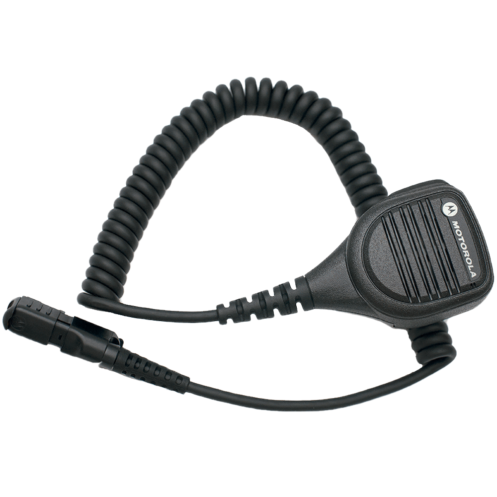 Motorola PMMN4065A Micrófono De Altavoz Remoto Con Impres Audio (negro