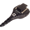 Back view of the Motorola PMMN4073 IMPRES Compact Remote Speaker Microphone (RSM). This unit features a 3.5mm audio jack and is UL Approved (intrinsically safe).