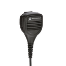 Front view of the Motorola PMMN4075 Compact Remote Speaker Microphone (RSM). This unit is submersible with an IP57 rating and is UL Approved (intrinsically safe).