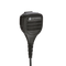 Front view of the Motorola PMMN4076 Compact Remote Speaker Microphone (RSM). This unit features a 3.5mm audio jack and is UL Approved (intrinsically safe).