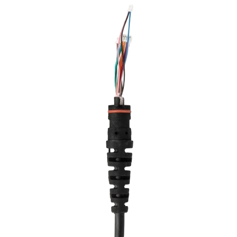 Wire connectors view of the Motorola RLN6074 Replacement Coil Cord Kit for Motorola Remote Speaker Microphones (PMMN4024 and PMMN4040).
