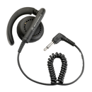 Full kit view of the Motorola WADN4190 Receive Only Flexible Earpiece with 3.5mm plug.